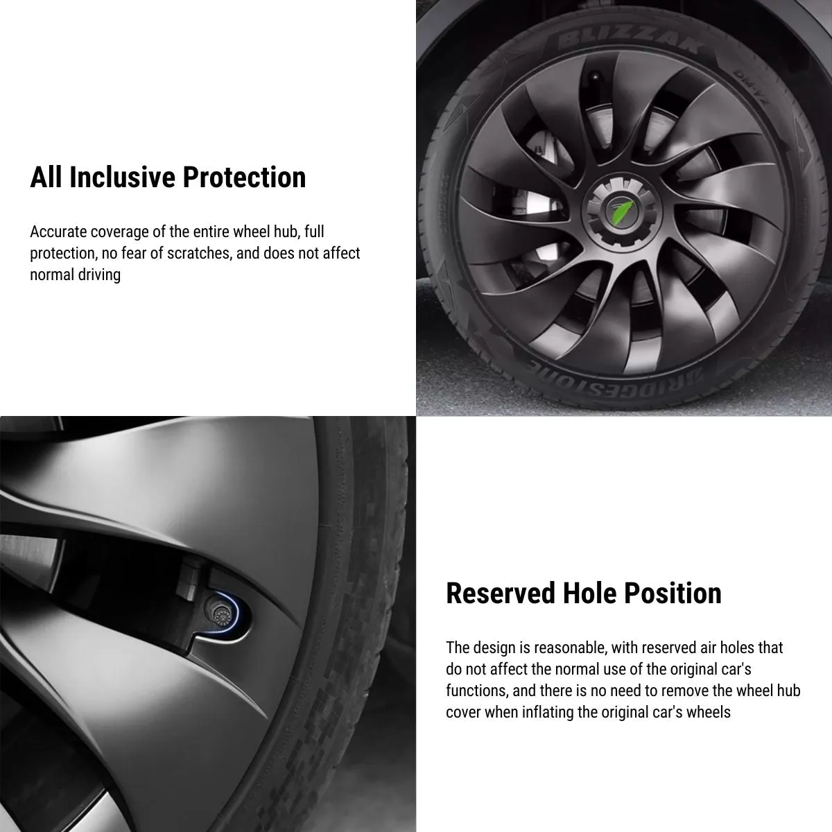 19' Performance Wheel Covers for Tesla Model 3 (4PCS)
