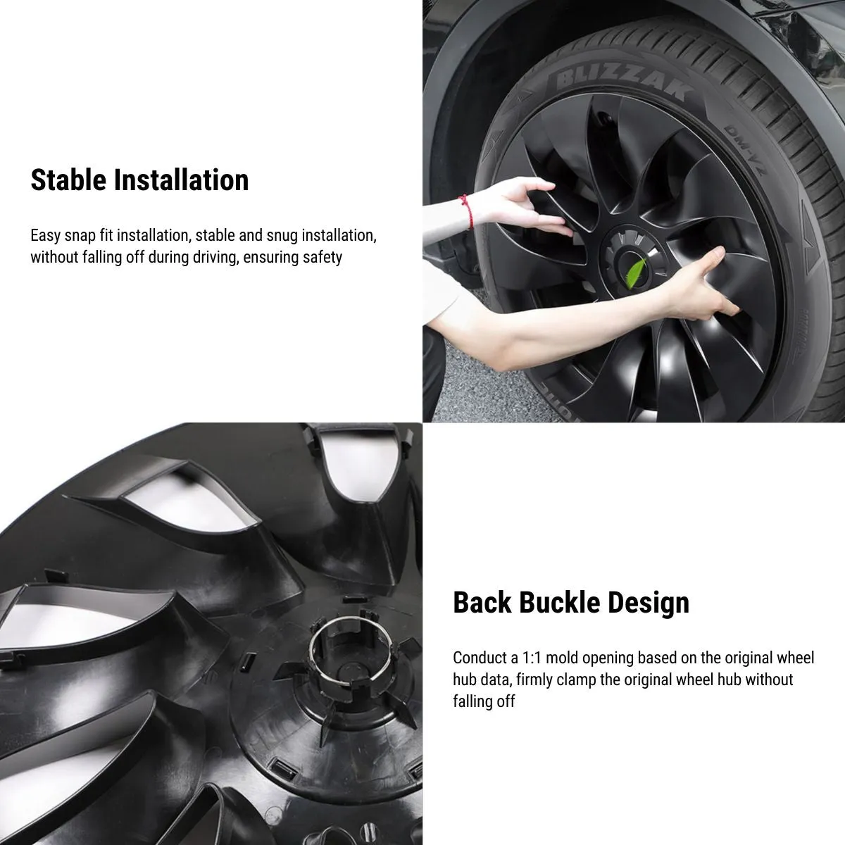19' Performance Wheel Covers for Tesla Model 3 (4PCS)