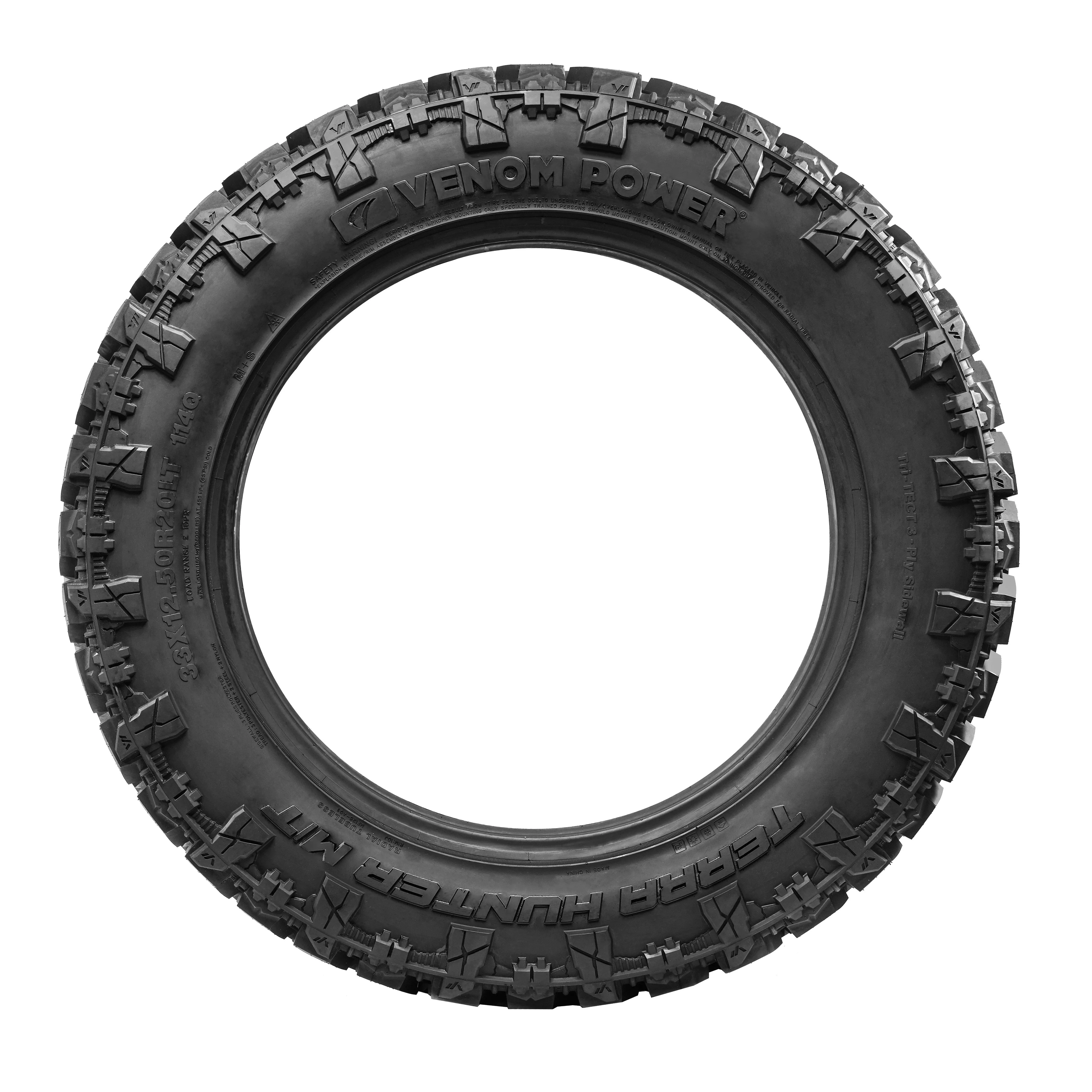 35X12.50R22LT Venom Power Terra Hunter M/T 12PR 121Q