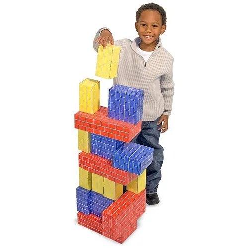 40pc Deluxe Jumbo Cardboard Blocks Ages 2 Years