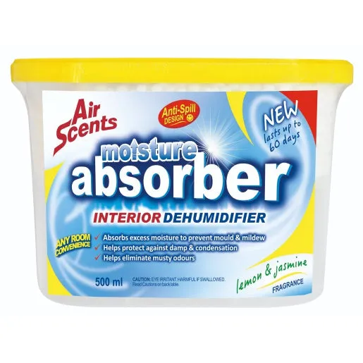 Air Scents Moisture Absorber Interior Dehumidifier 500 ml