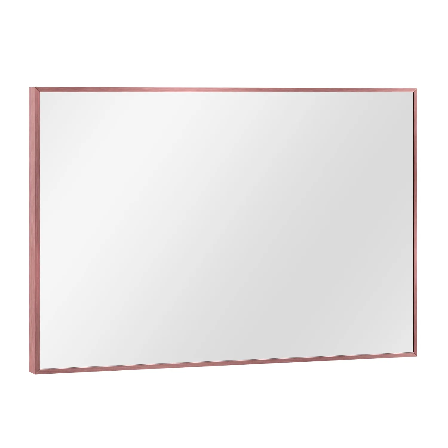 Aluminum Framed Contemporary Bathroom Vanity Wall Mirror