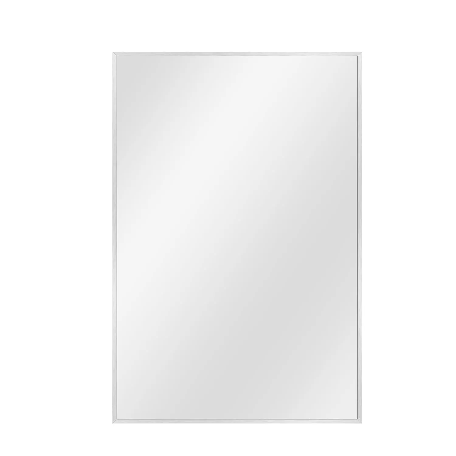 Aluminum Framed Contemporary Bathroom Vanity Wall Mirror