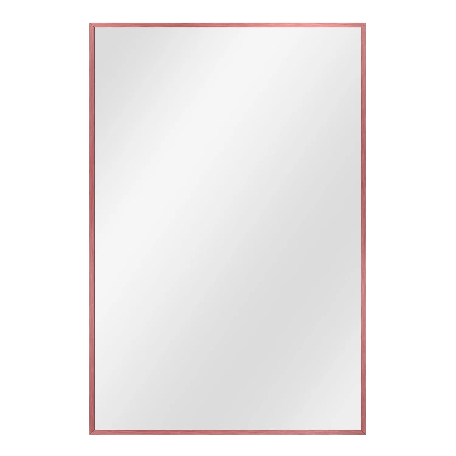 Aluminum Framed Contemporary Bathroom Vanity Wall Mirror