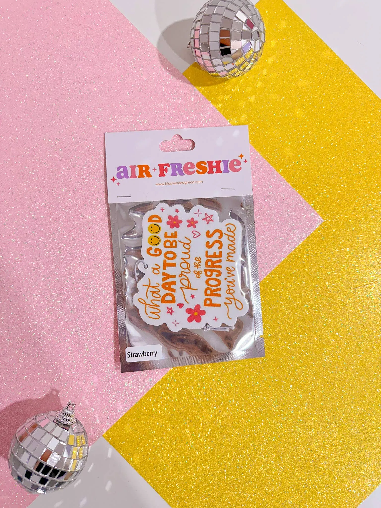 Be proud of ur Progress Car Air Freshener
