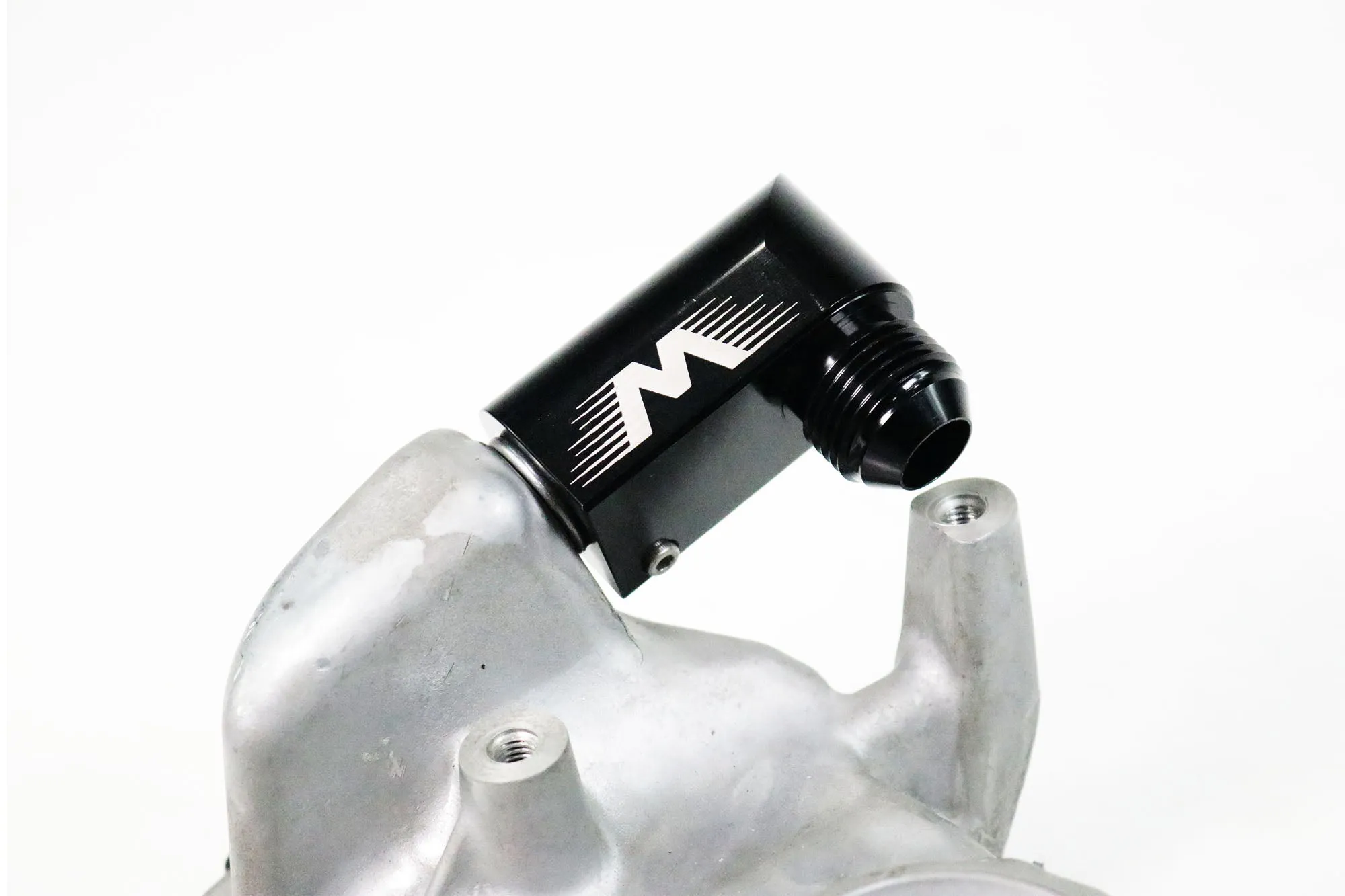 Billet Valve Cover Breather Attachment for Factory 5/8" Quick Release 10AN 90 Degree Adapter Fitting Gen V LT, Gen 3 Hemi, more.