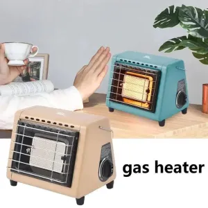 BRS-H23 1500W Gas Heater Stove Patio Heater Portable Outdoor Camping Heating Stove Tent Mini Heater Stove Propane Radiant Heater