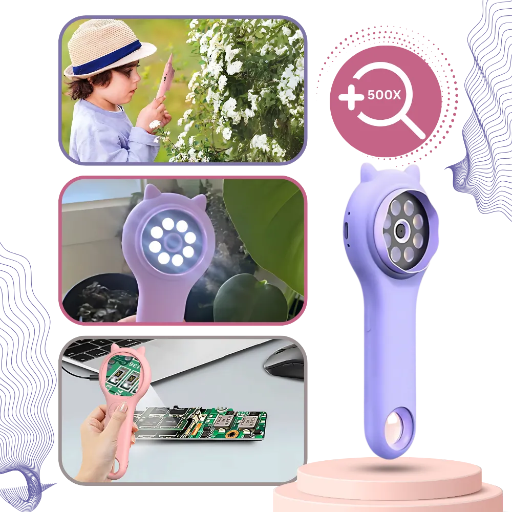 Clear Visibility Portable Microscope