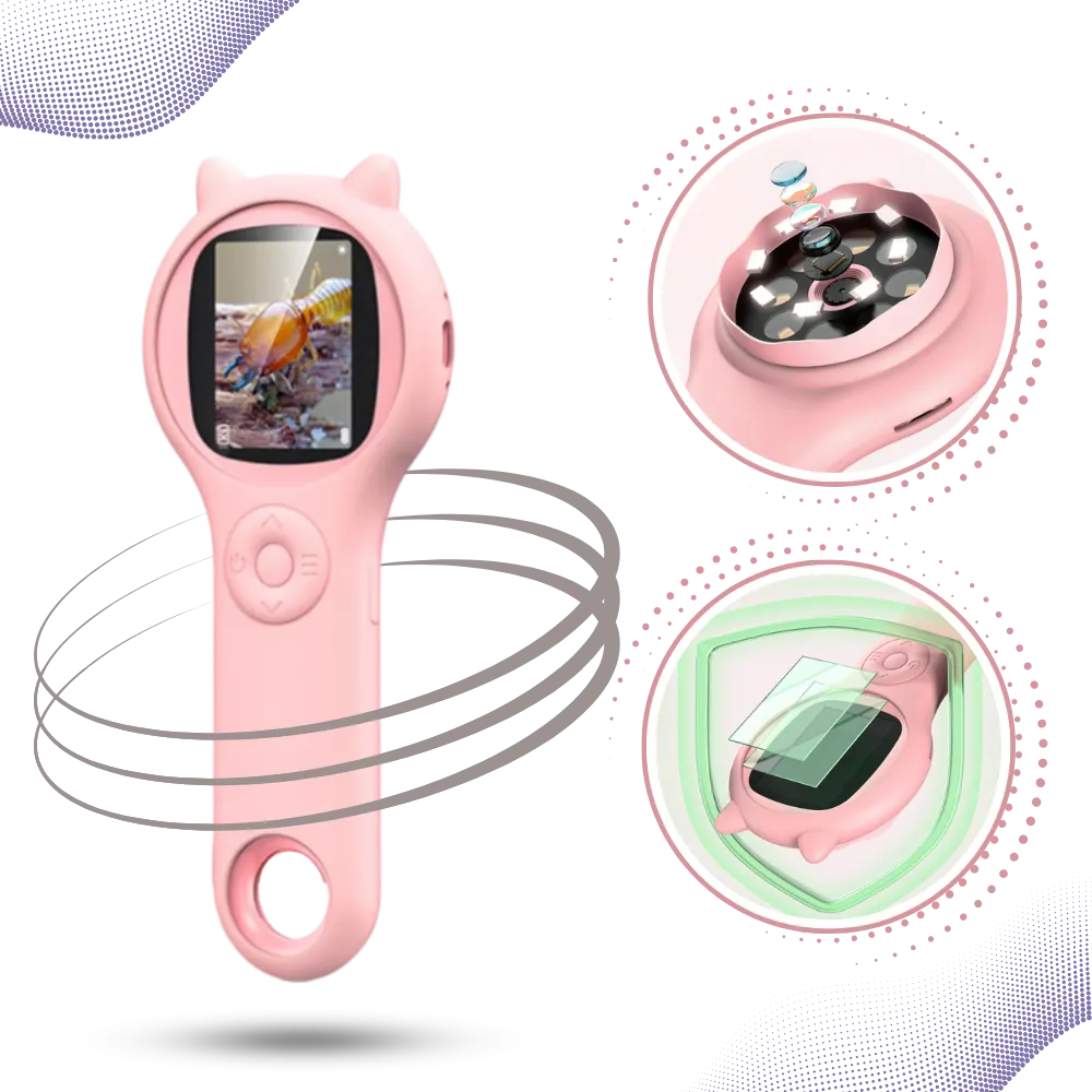 Clear Visibility Portable Microscope
