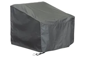 Club Chair Cover - Grey Vinyl