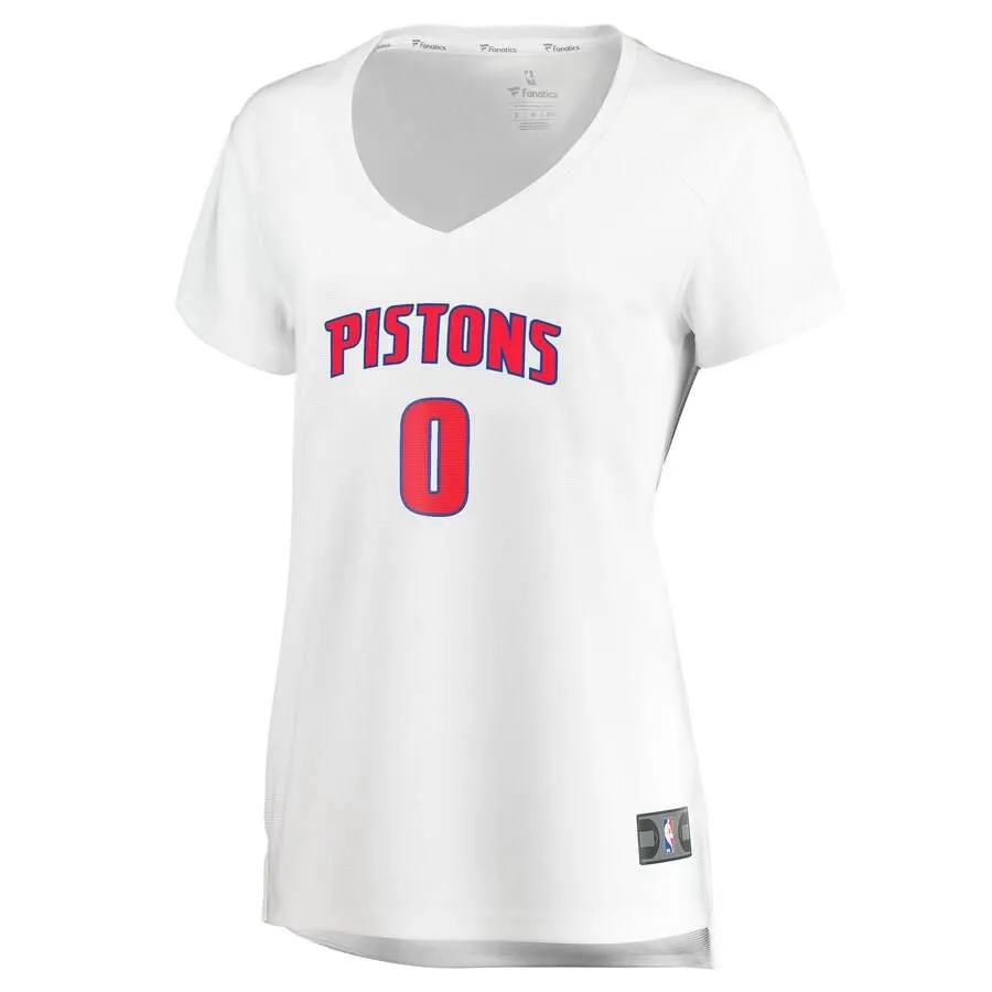 Detroit Pistons Andre Drummond Fanatics Branded Replica Fast Break Player Association Jersey Womens - White | Ireland V8355B5