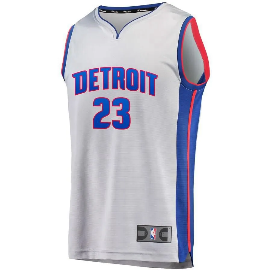Detroit Pistons Blake Griffin Fanatics Branded Fast Break Statement Jersey Kids - Silver | Ireland H7084T8