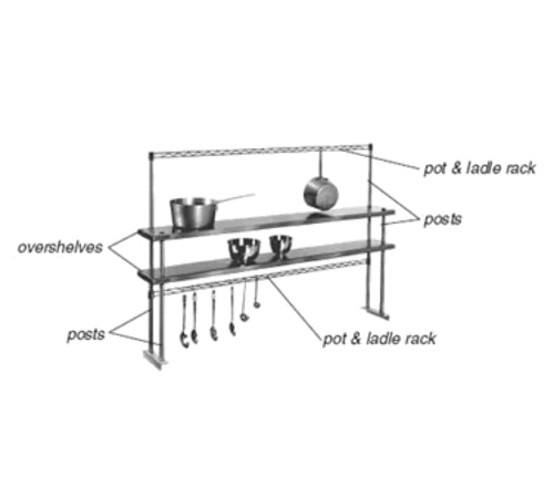 Eagle Group PRT3-C Pot Rack