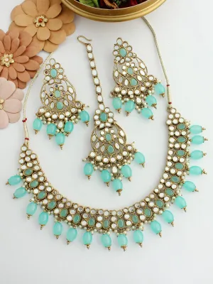 Faiza Mirror Necklace Set