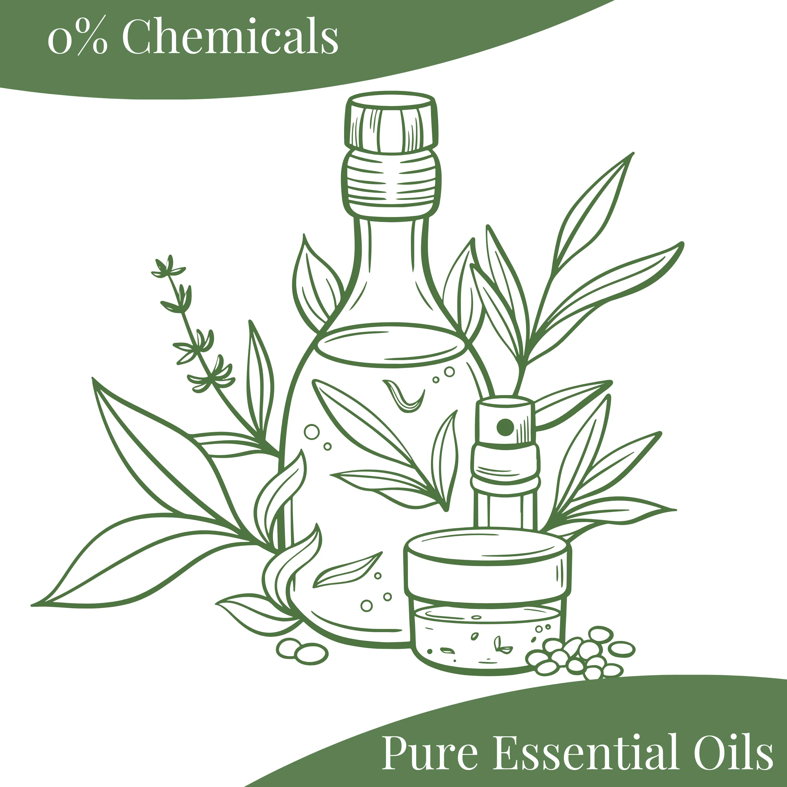 Forest Lab Natural Air Freshener | Lavender & Rosemary Pure Essential Oils | Chemical Free | Child & Pet Friendly | Pack of 3 | (300 ml makes 3 L)