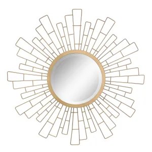 Geometric Sunburst Mirror - 23 Inch