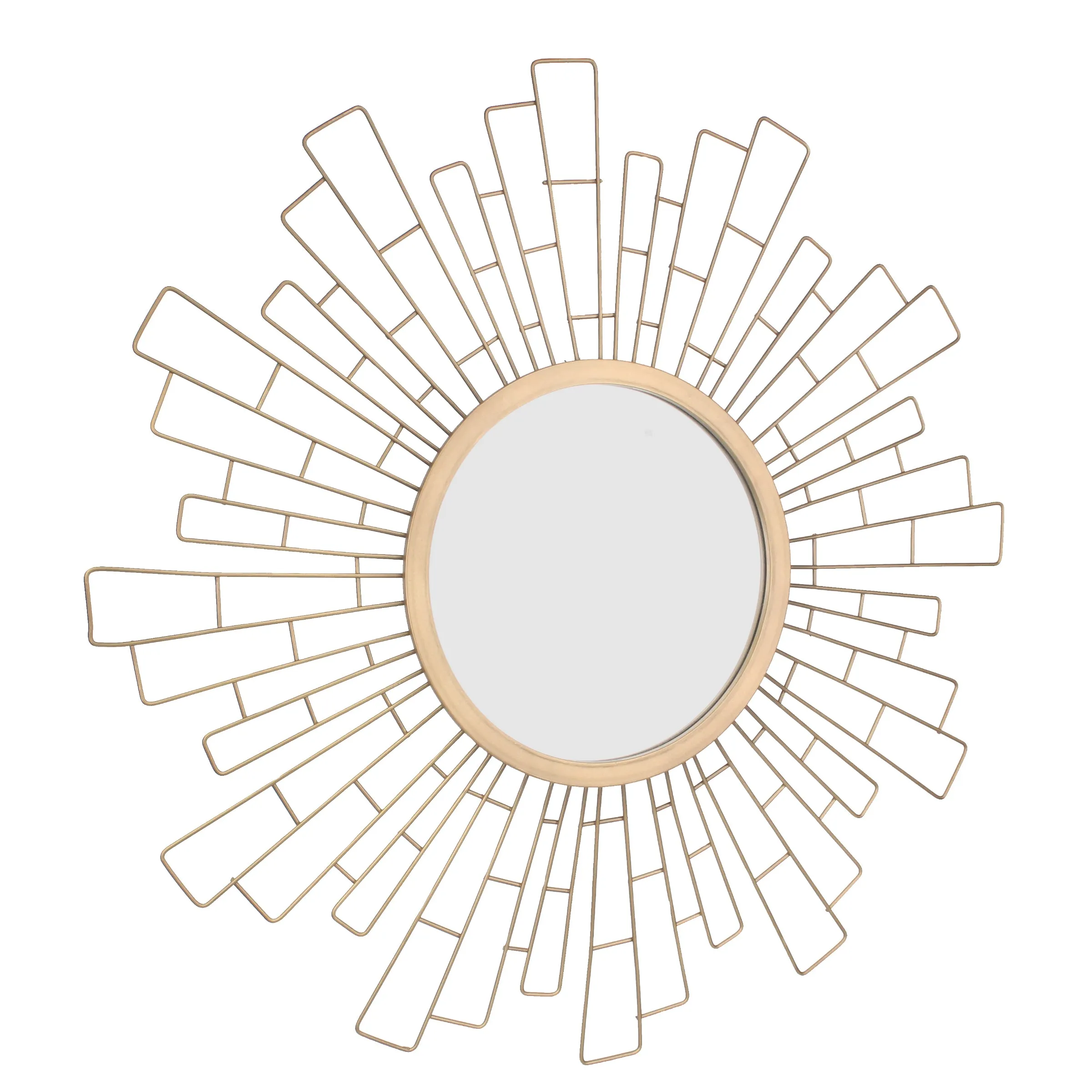 Geometric Sunburst Mirror - 23 Inch