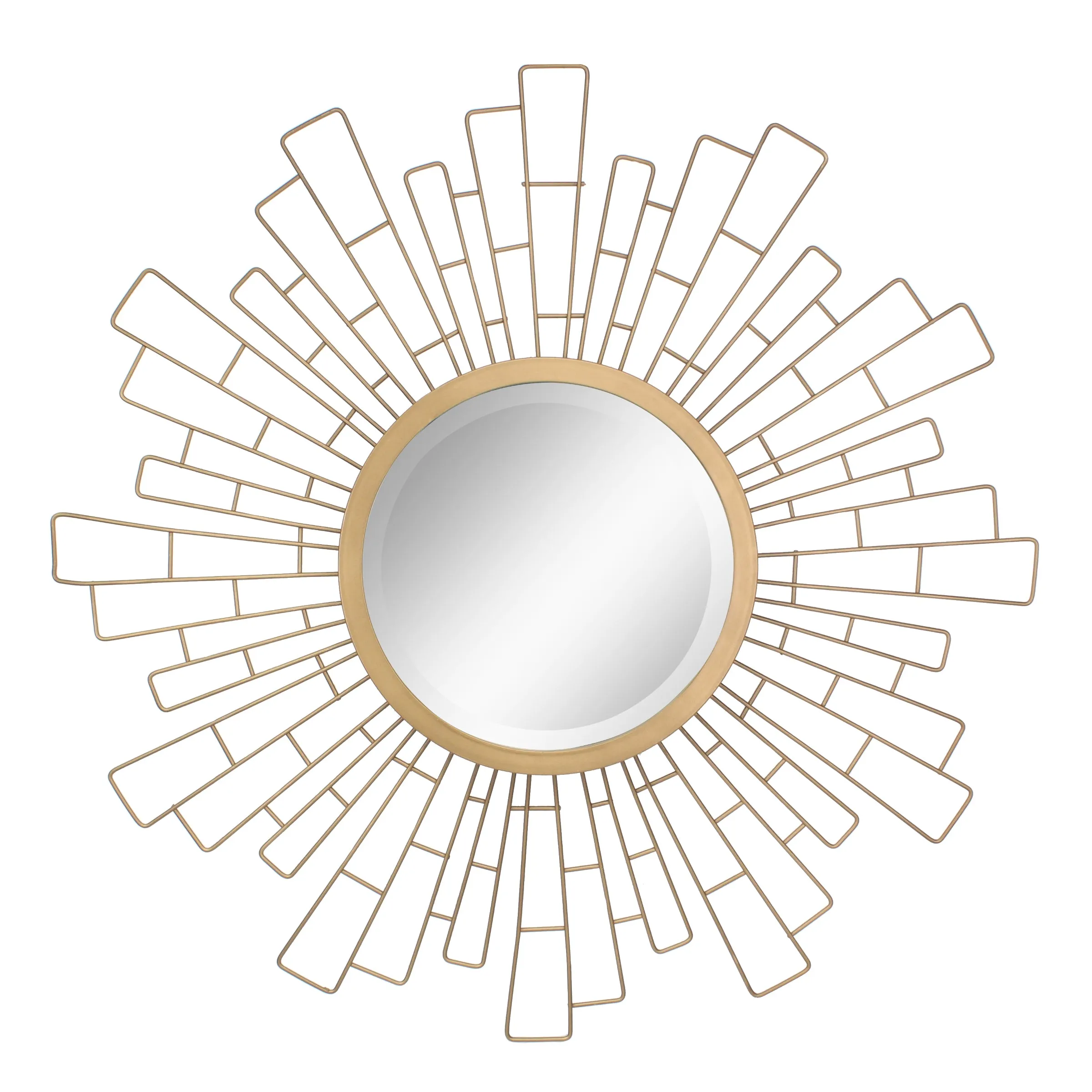 Geometric Sunburst Mirror - 23 Inch