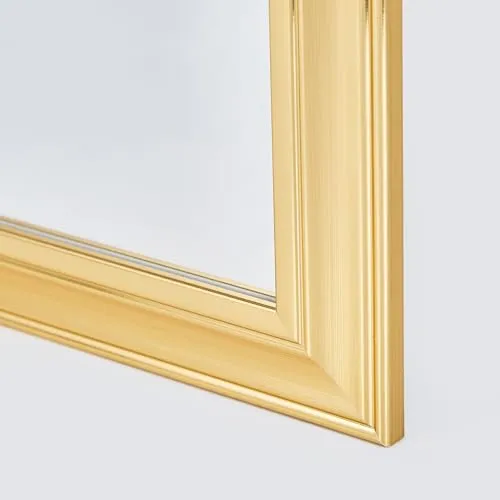 Home Centre Reflection Auric Gold Tunes Glass Wall Mirror - 50x65cm