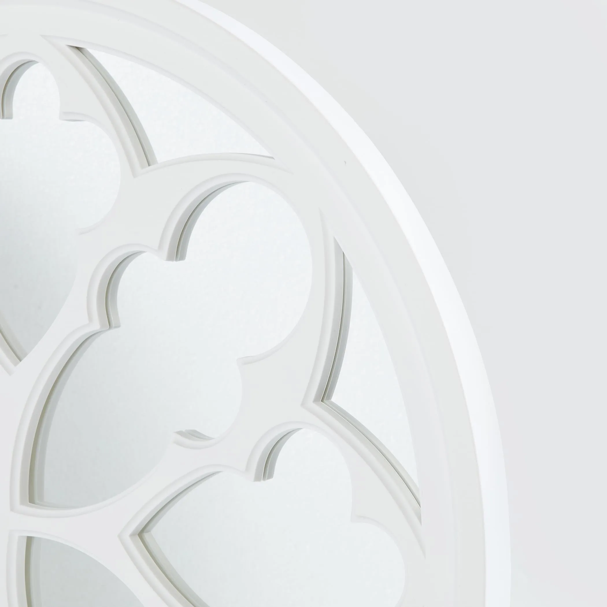 Home Centre Reflection Classic Polypropylene Round Decorative Wall Mirror - 50.5cm
