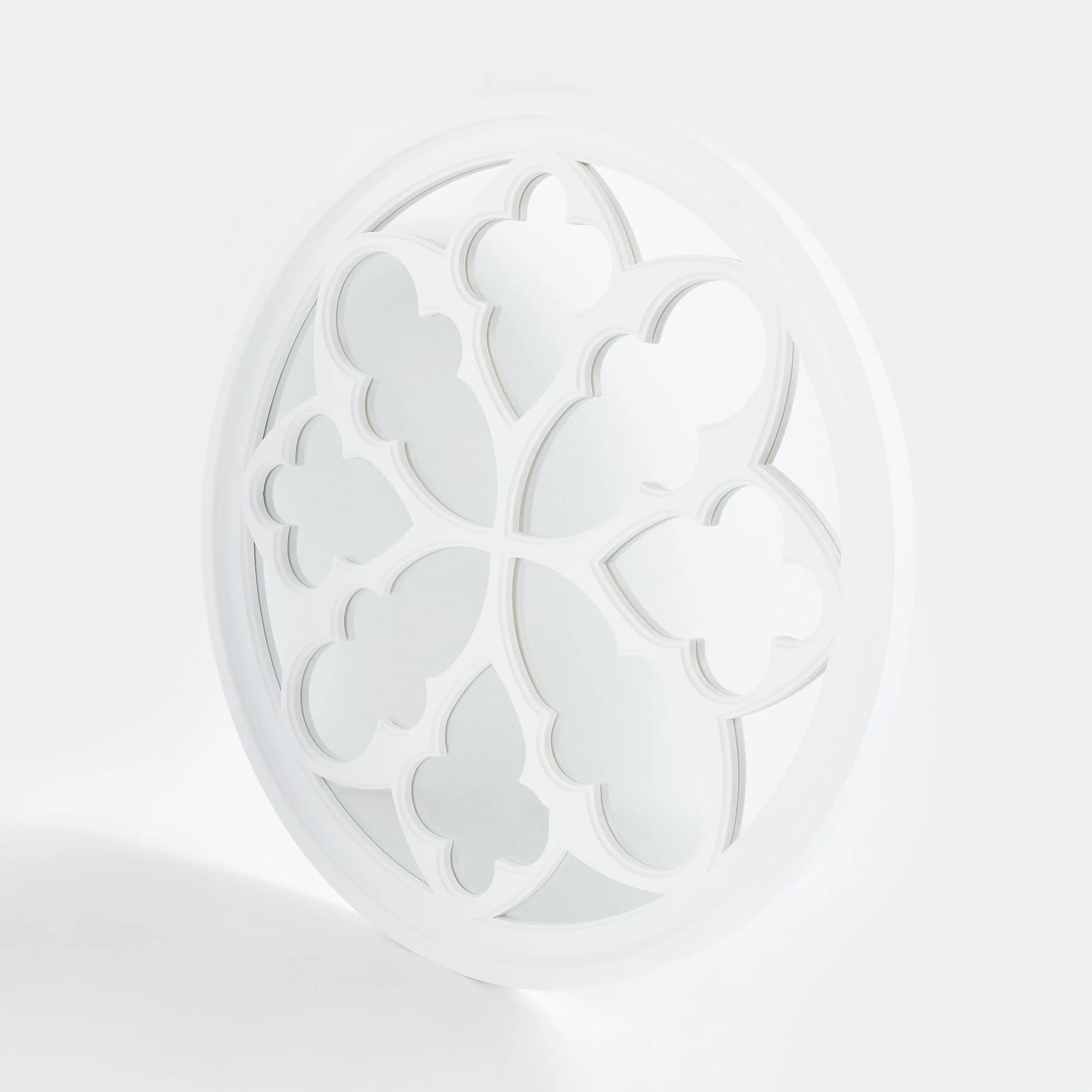 Home Centre Reflection Classic Polypropylene Round Decorative Wall Mirror - 50.5cm