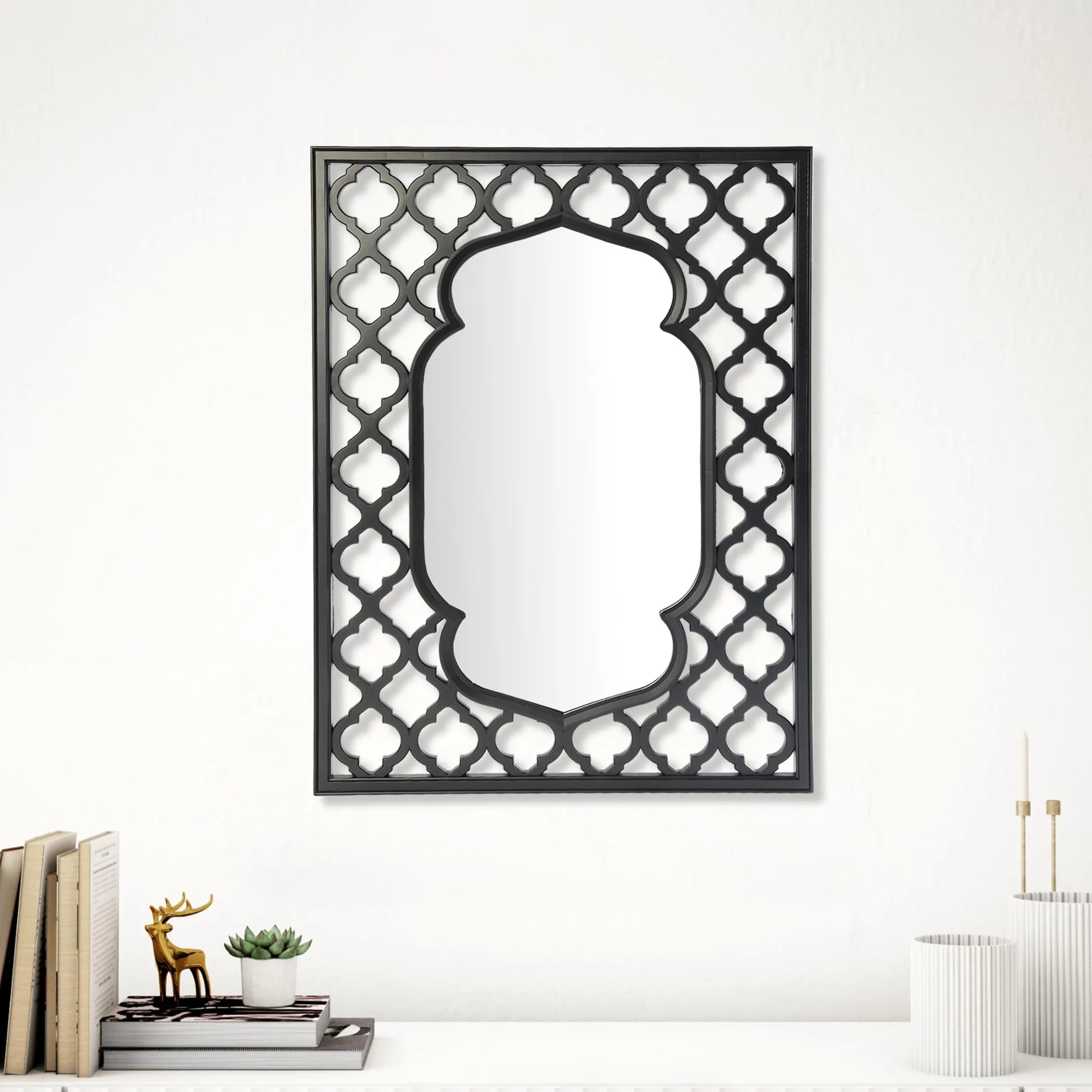 Home Centre Reflection Neo Polypropylene Decorative Wall Mirror - 47.5x65cm