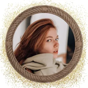 Home mirror, living room,bedroom,bathrooom,home decor,office room,kithchen room, party room,store room, & mall more hall & gift frnds mirror well mounted rope mirror (Round, 20" x 20")