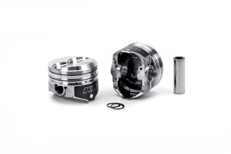 KB Performance KB Series Hypereutectic Piston - 4.150 in Bore - 5/64 x 5/64 x 3/16 in Ring Grooves - Plus 10.00 cc - Pontiac V8 (Set of 8)