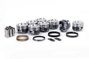 KB Performance KB Series Hypereutectic Piston - 4.170 in Bore - 5/64 x 5/64 x 3/16 in Ring Grooves - Minus 28.00 cc - Ford FE-Series (Set of 8)