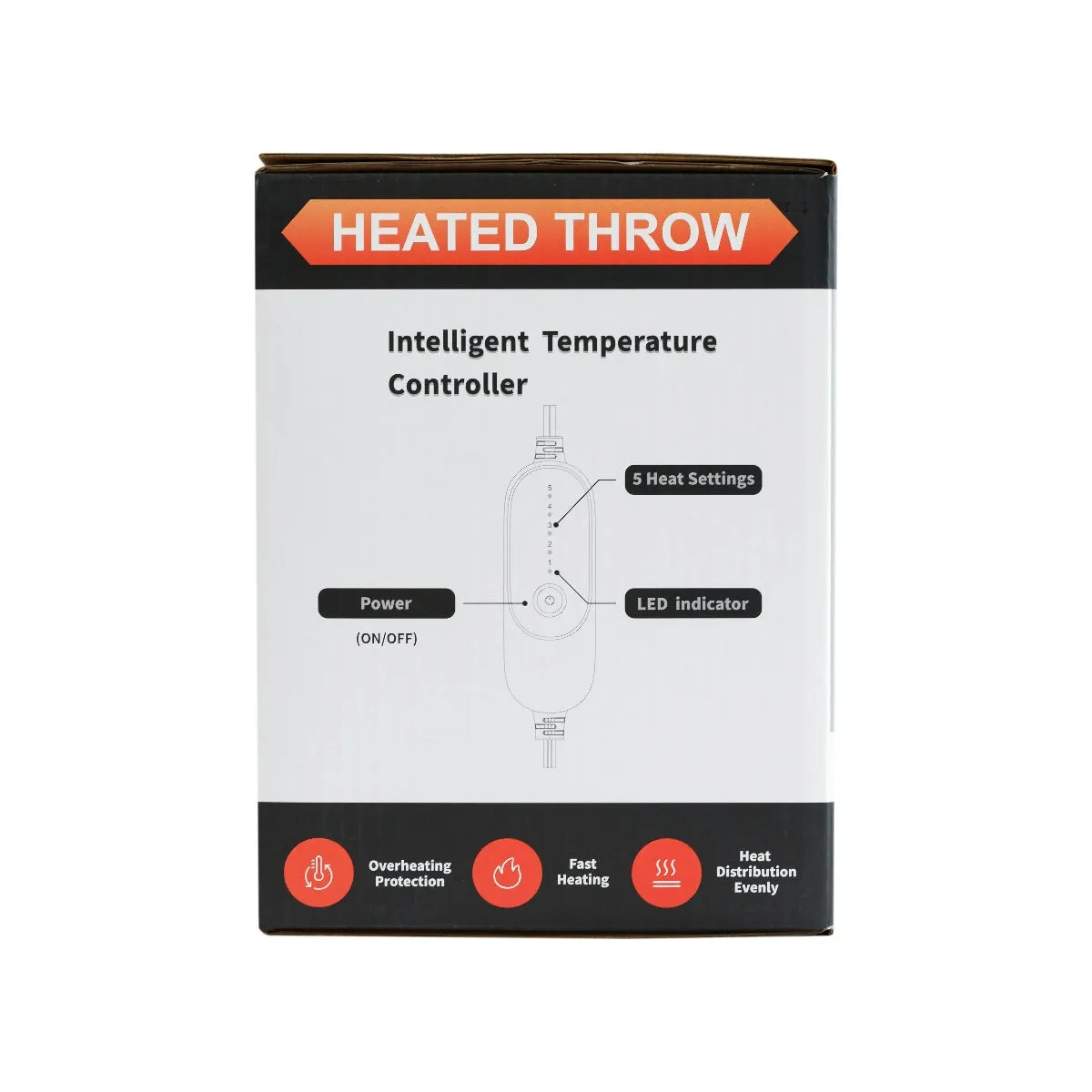 Microplush Heated 50x60 Throw