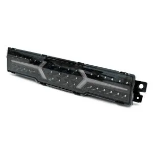 OLM V1Rear Fog Light Clear Lens / Black Base / White Bar w/OLM Plug and Play Harness | 2022  Toyota GR86