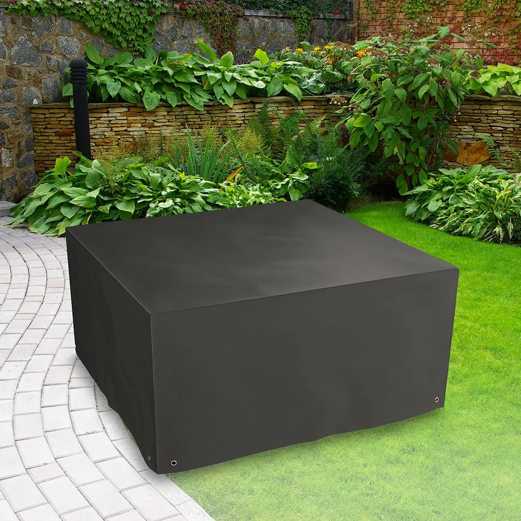 Protector 6000 4 Seater Cube Set Cover Extra Large - Storm Black