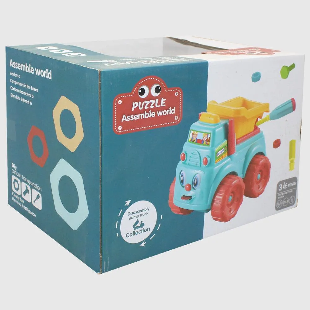 Puzzle Assemble World Interesting Dump Truck 20 Pcs