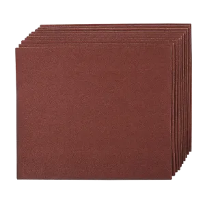 Silverline Emery Cloth Sheets 10pk