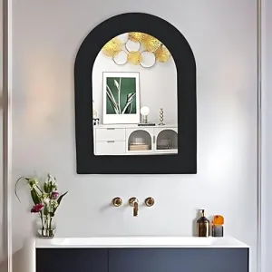 Sleek Bathroom/Basin Mirror | Wall Mounted Mirror for Home, Bedroom, Bathroom Reflective Surface (16X20)