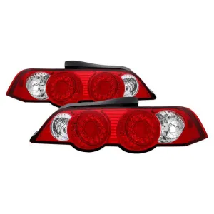Spyder Acura 02-04 RSX LED Tail Lights Red