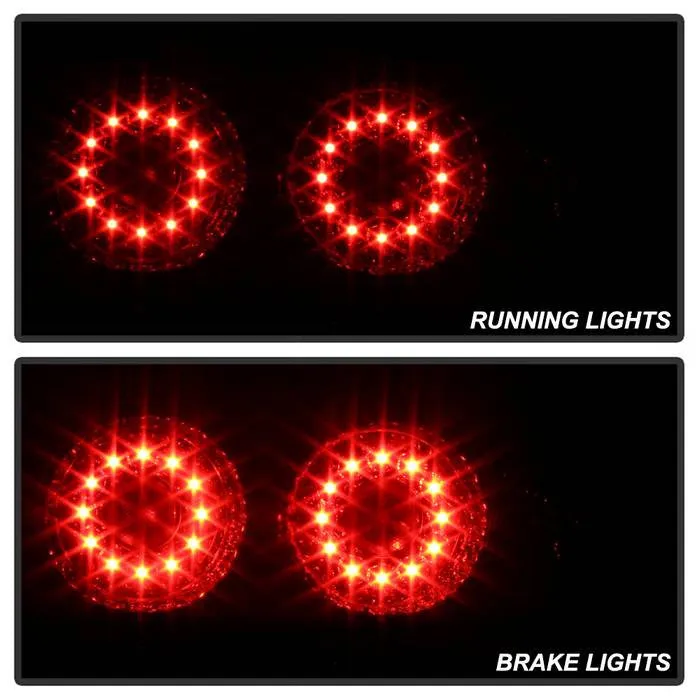 Spyder Acura 02-04 RSX LED Tail Lights Red