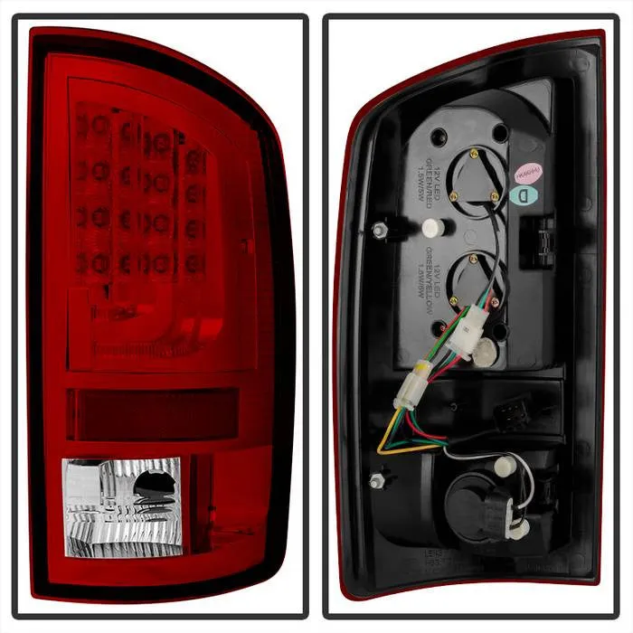 Spyder Dodge 03-06 Ram 1500 2500 3500 V2 LED Tail Lights Red