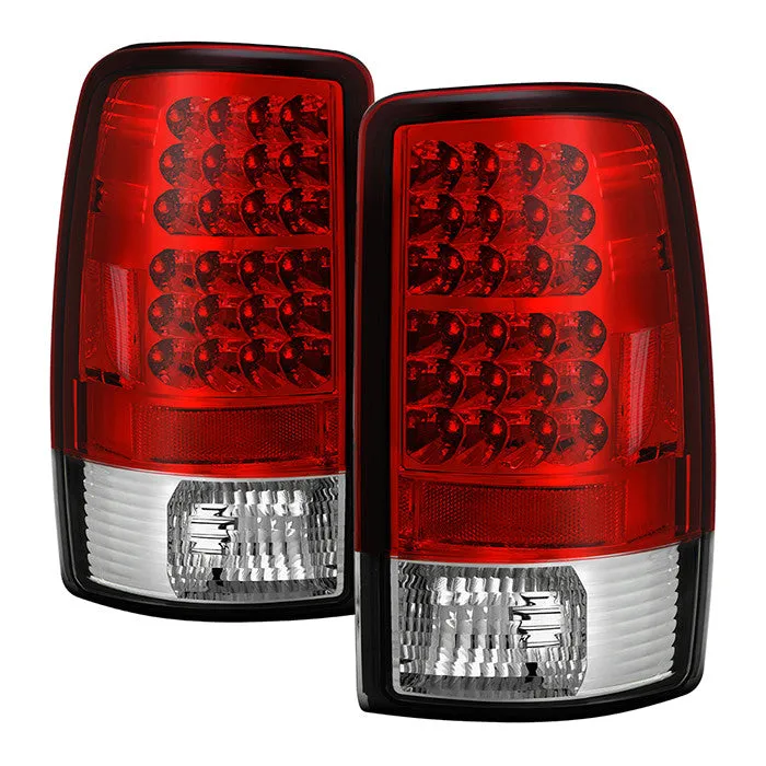 Spyder GMC 01-06 Yukon/Denali XL LED Tail Lights Red