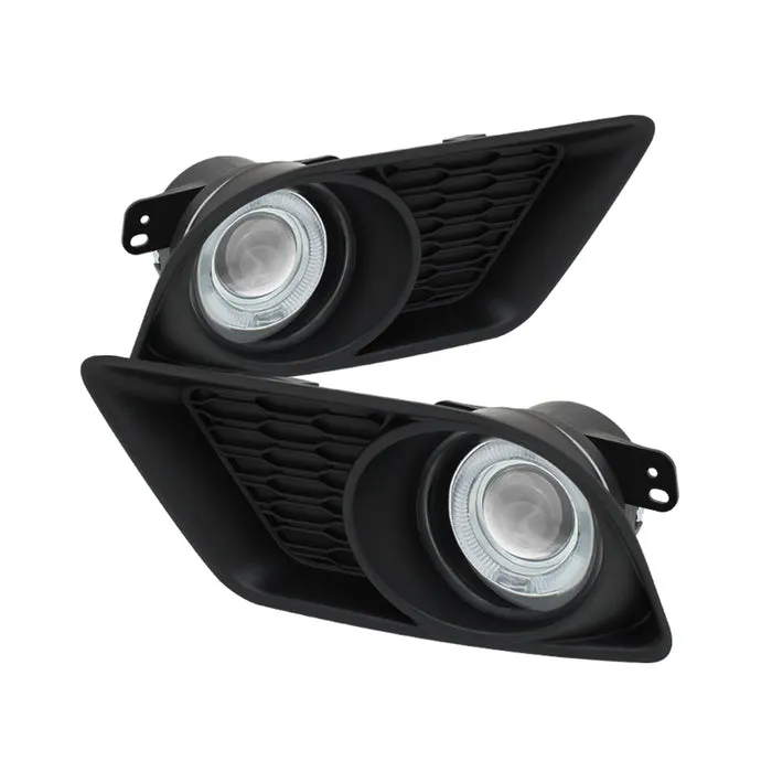 Spyder Halo Projector Fog Lights Dodge Charger (11-14) [w/ Switch] Clear