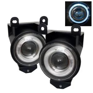 Spyder Halo Projector Fog Lights GMC Sierra Denali (02-06) [w/ Switch] Clear or Smoke