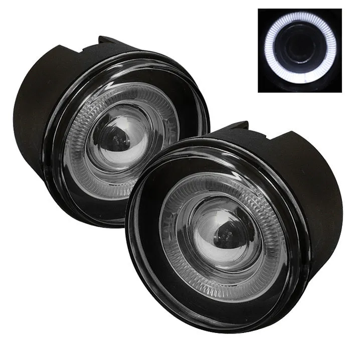Spyder Halo Projector Fog Lights Jeep Commander (06-08) [w/ Switch] Clear or Smoke