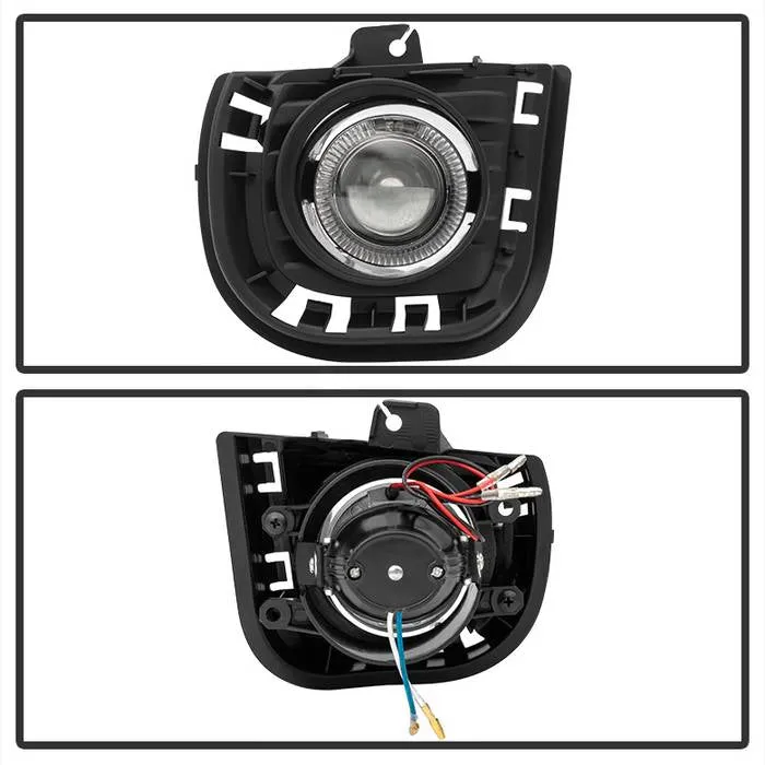 Spyder Halo Projector Fog Lights Scion tC (14-16) [w/ Switch] Clear