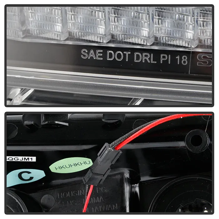 Spyder LED Front Bumper Lights Jeep Gladiator (20-21) [Halogen Model Only] Sequential Signal - Chrome Housing
