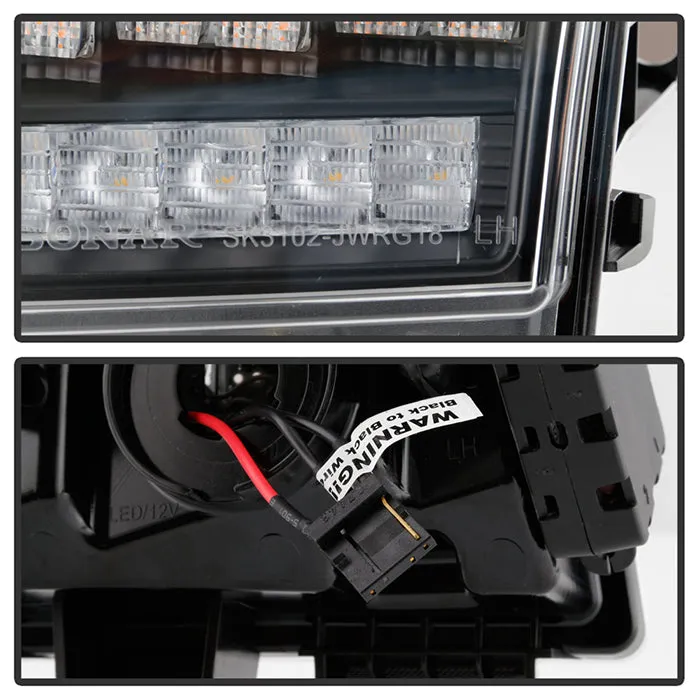 Spyder LED Front Bumper Lights Jeep Gladiator (20-21) [Halogen Model Only] Sequential Signal - Chrome Housing