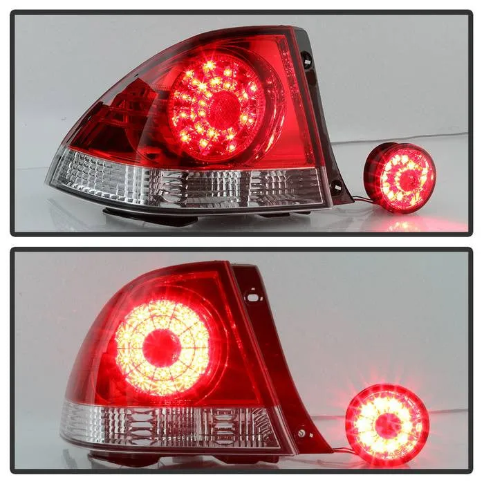 Spyder Lexus 01-03 IS300 LED Tail Lights W/ Trunk Red