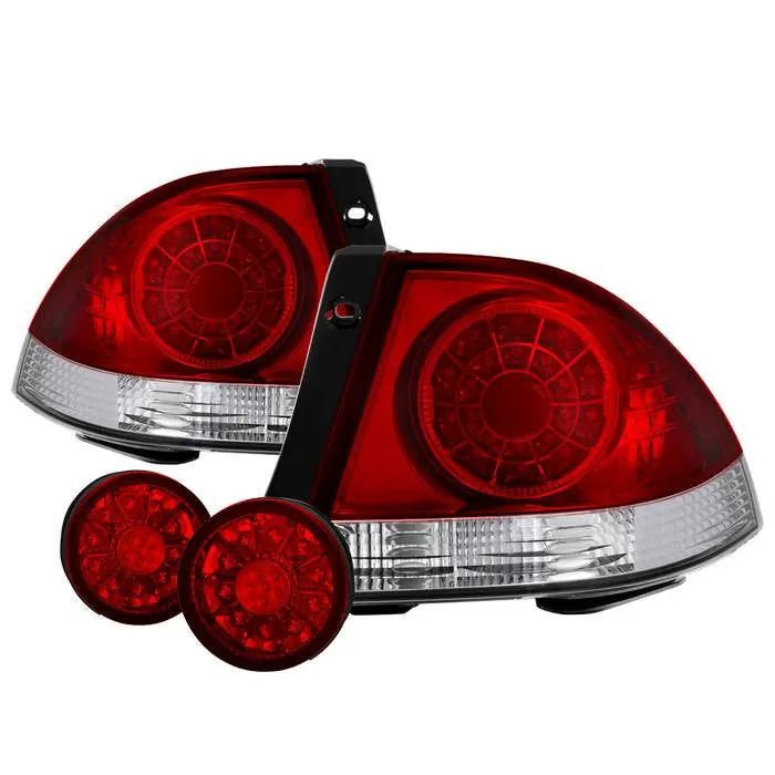 Spyder Lexus 01-03 IS300 LED Tail Lights W/ Trunk Red