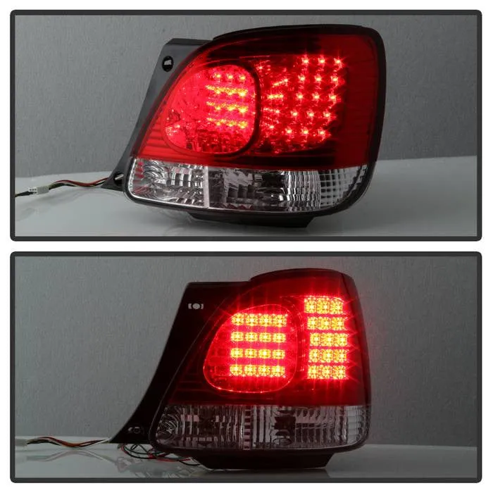 Spyder Lexus 98-05 GS300 GS400 LED Tail Lights W/ Trunk Red