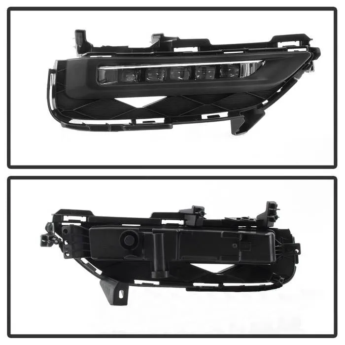 Spyder OEM LED Fog Lights Honda Accord Coupe (16-17) [w/ Switch] Clear