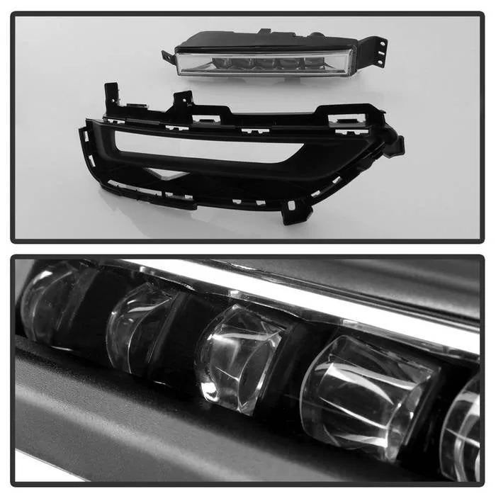 Spyder OEM LED Fog Lights Honda Accord Coupe (16-17) [w/ Switch] Clear